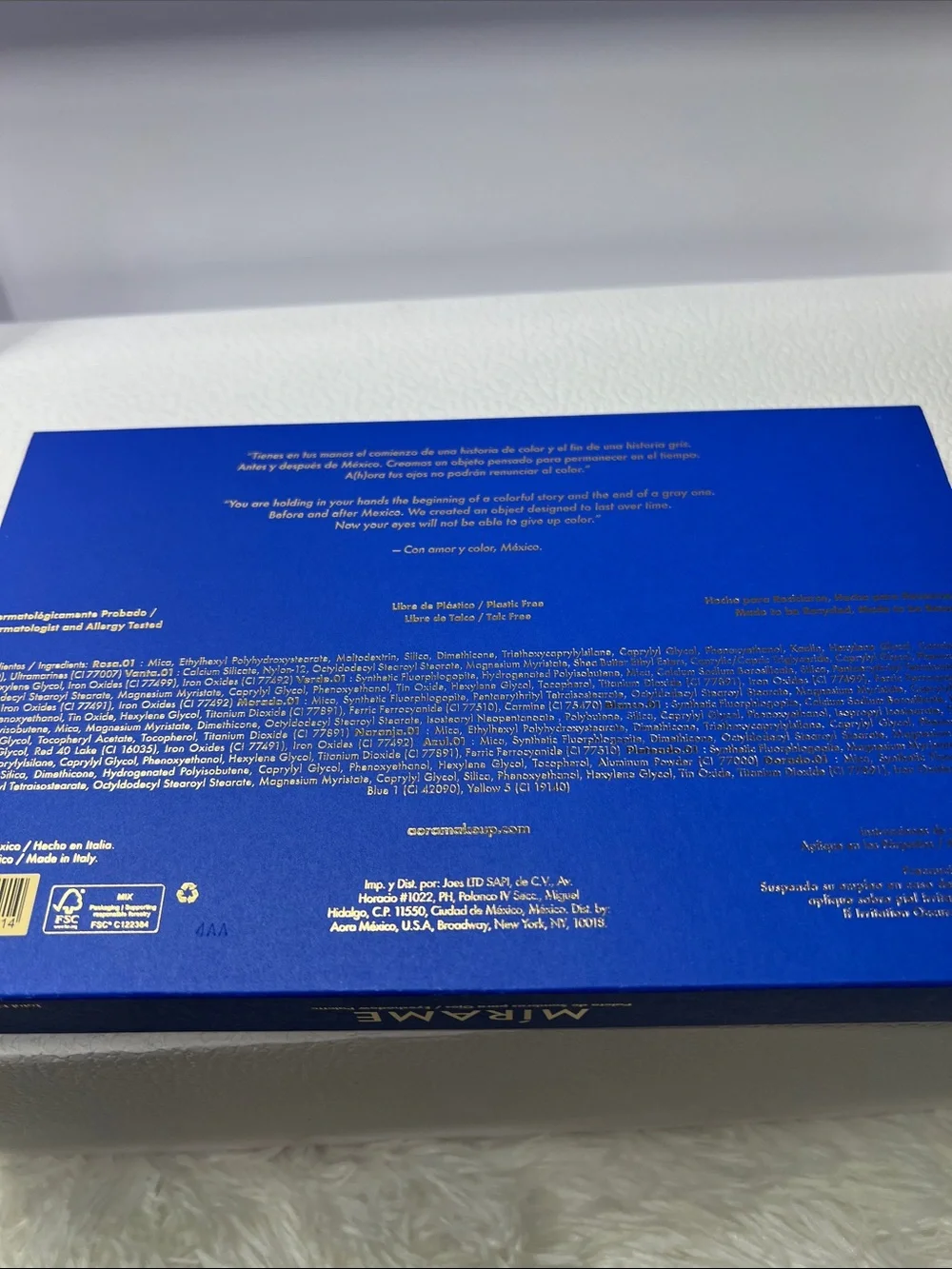 Aora -MIRAME Vibrant Eyeshadow Palette